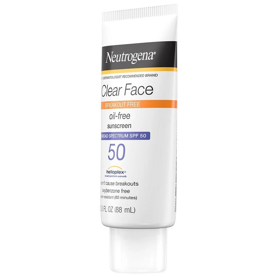 商品Neutrogena|Clear Face Liquid Lotion Sunscreen With SPF 50,价格¥125,第4张图片详细描述