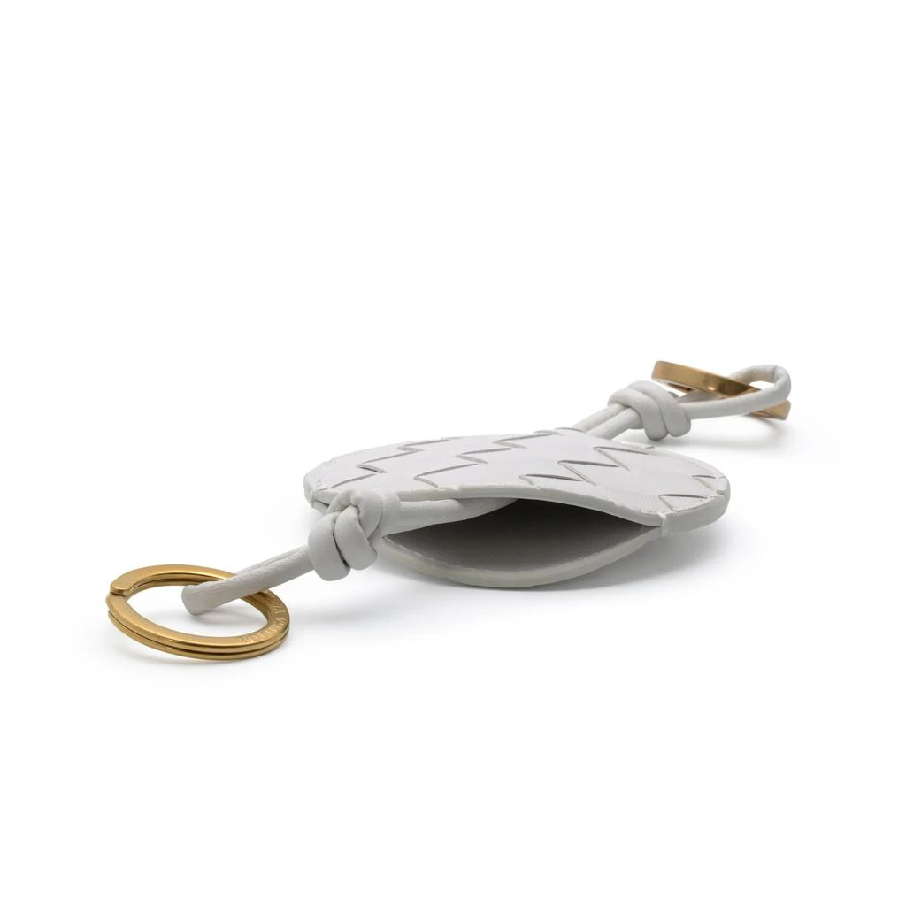 商品Bottega Veneta|Bottega Veneta White Leather Key Chain 629552-Vcpp3-9033,价格¥1020,第3张图片详细描述
