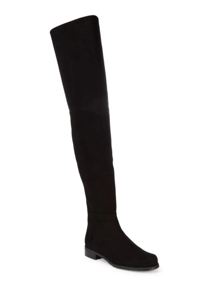 商品Stuart Weitzman|麂皮过膝长靴,价格¥1893,第1张图片