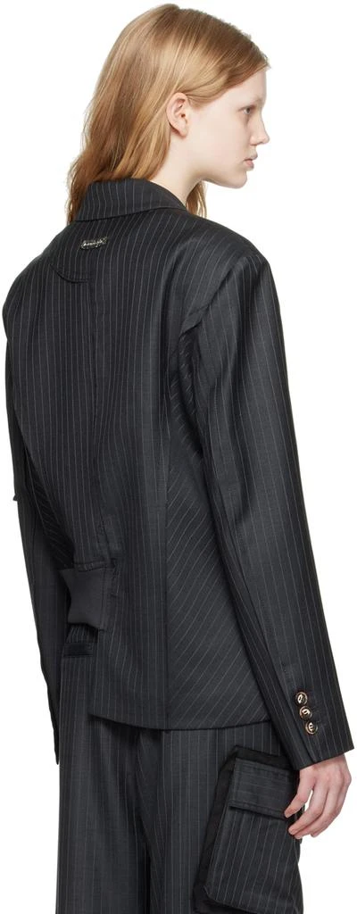 商品ANDERSSON BELL|Gray Pin Stripe Blazer,价格¥3010,第3张图片详细描述