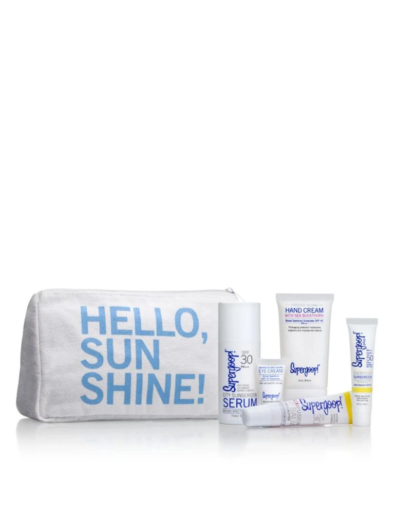 商品Supergoop!|Hello, Sunshine Day-To-Day Pouch Set,价格¥335,第1张图片