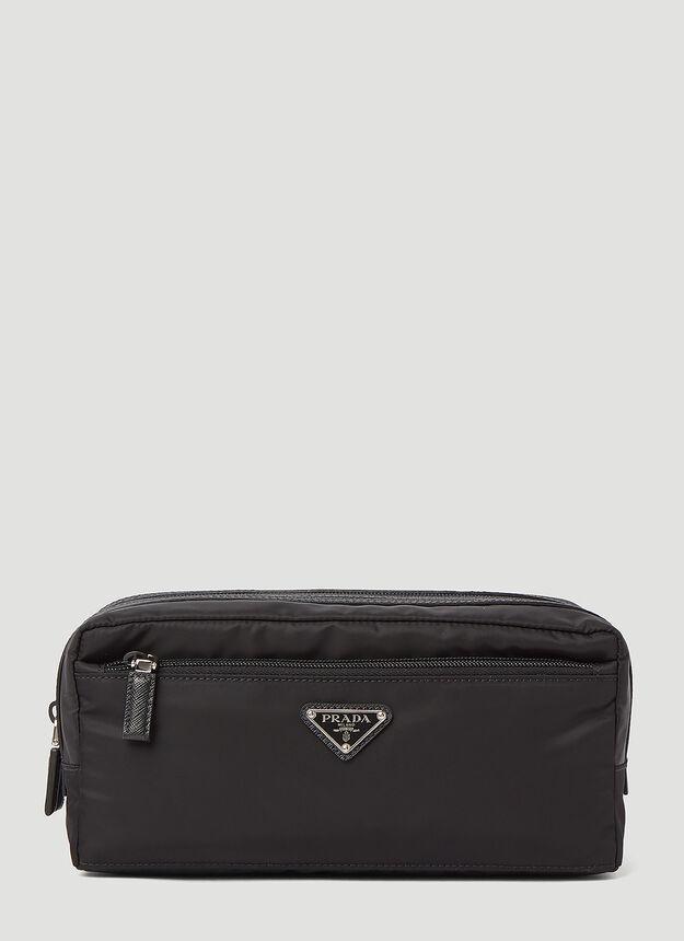 商品Prada|Re-Nylon Travel Pouch in Black,价格¥5779,第1张图片