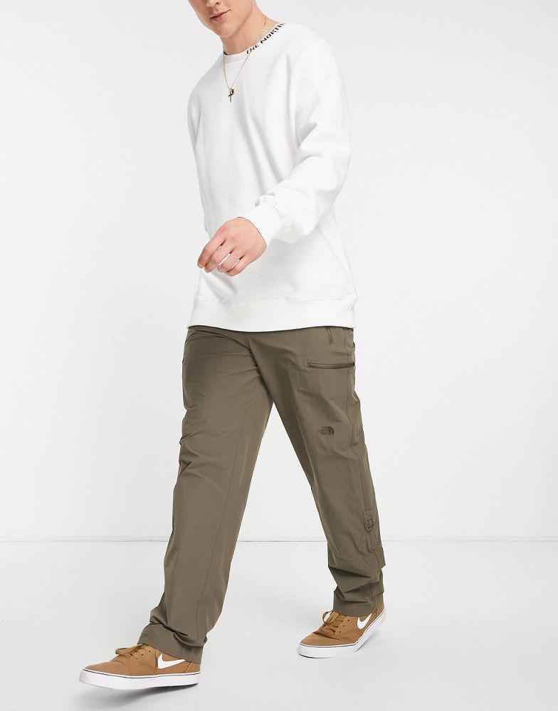 商品The North Face|The North Face Exploration Convertible trousers in brown,价格¥532,第6张图片详细描述