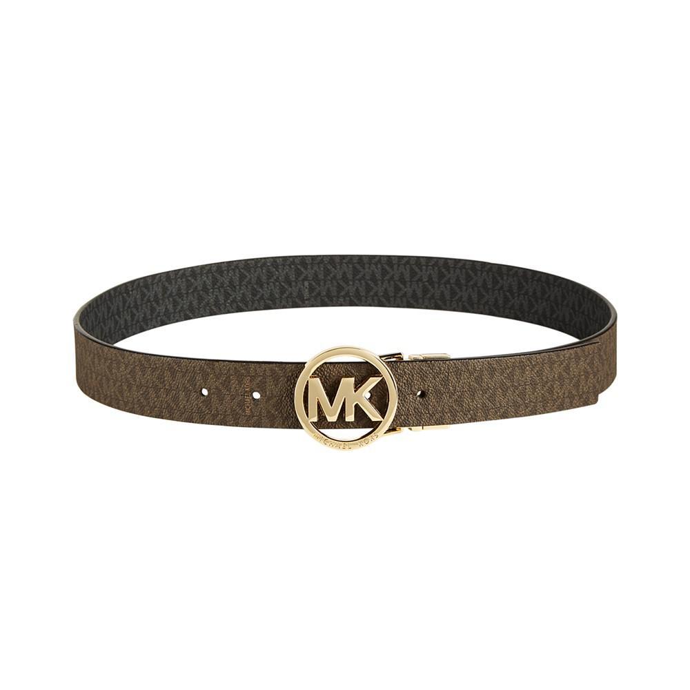 商品Michael Kors|Plus-Size Reversible Signature with Logo Buckle Belt,价格¥431,第1张图片