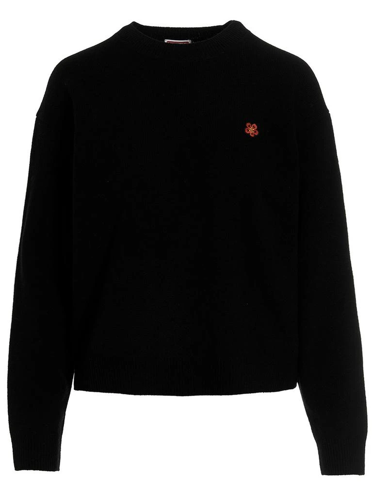 商品Kenzo|Kenzo Logo Intarsia-Knitted Crewneck Jumper,价格¥2180,第1张图片