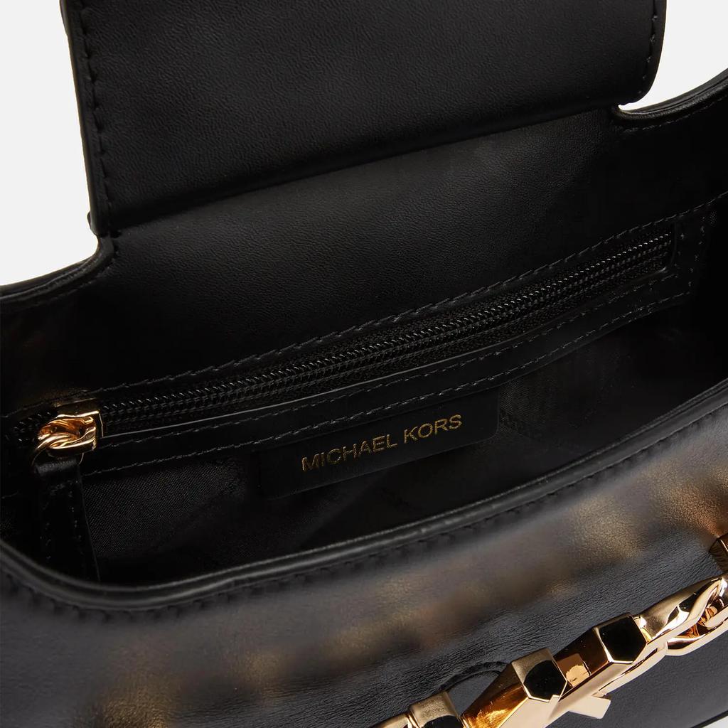 MICHAEL Michael Kors Women's Hally Medium Conv Shoulder Bag - Black商品第5张图片规格展示