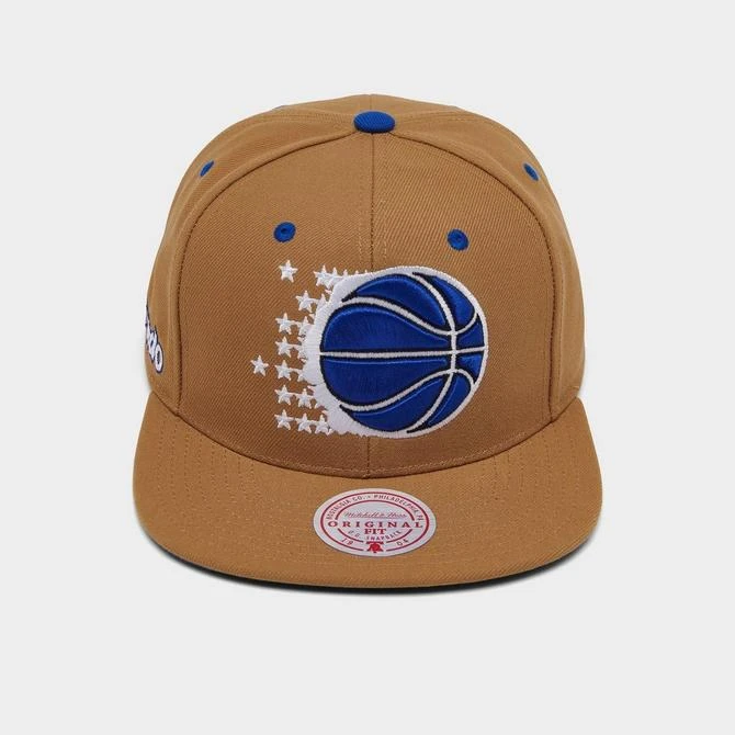 商品Mitchell and Ness|Mitchell & Ness Orlando Magic NBA Wheat Hardwood Classics Snapback Hat,价格¥112,第3张图片详细描述