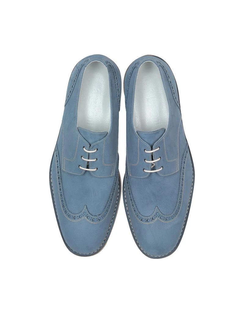 商品A.TESTONI|淡蓝色小牛皮Derby鞋,价格¥2392,第2张图片详细描述