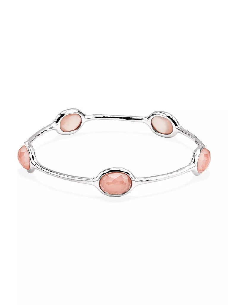 商品Ippolita|Rock Candy Sterling Silver, Rock Crystal, & Shell Bangle,价格¥4438,第1张图片