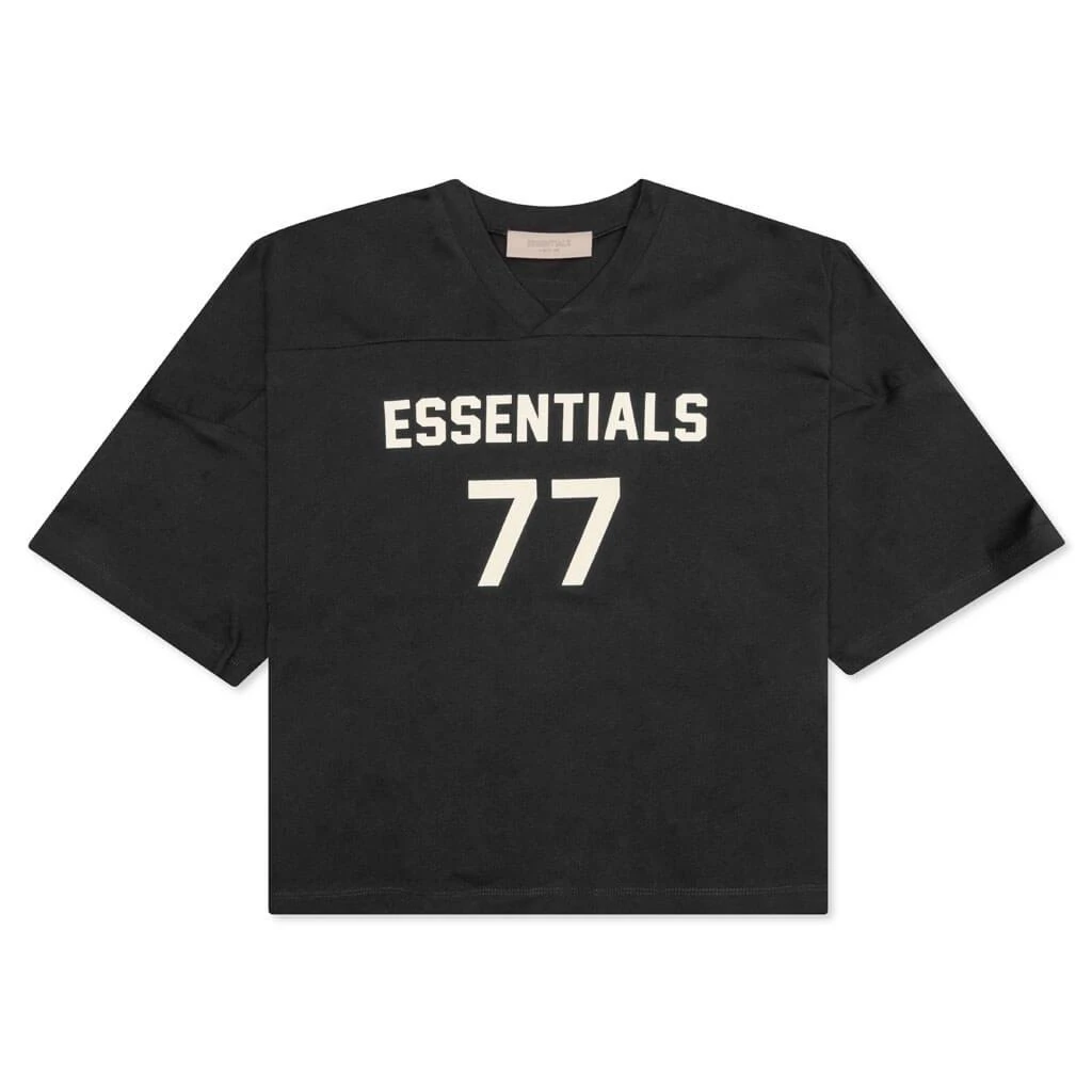 商品Essentials|Fear of God Essentials Women's Football Tee - Iron,价格¥418,第1张图片