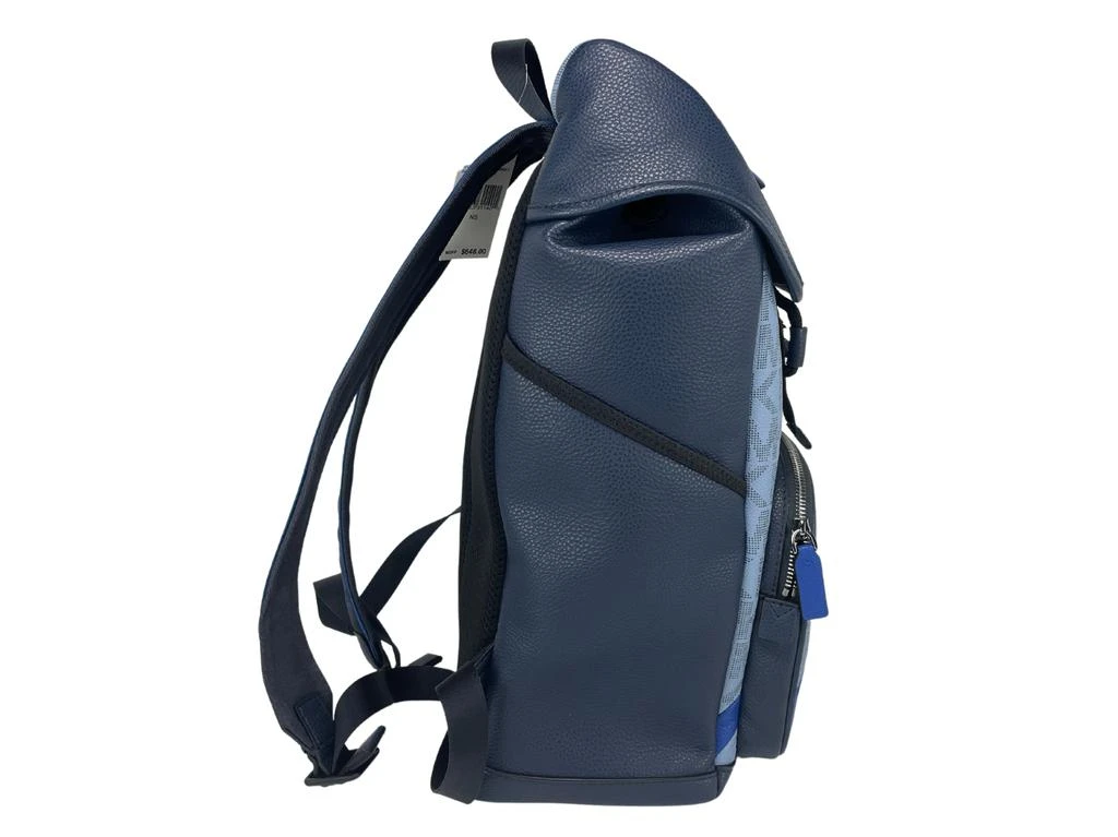 商品Michael Kors|Michael Kors Signature Cooper Sport Flap Chambray Large Backpack BookWomen's Women's Bag,价格¥2572,第4张图片详细描述