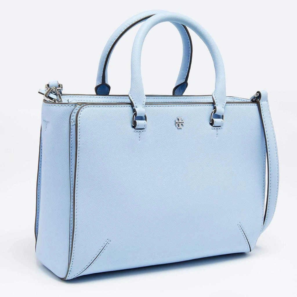 商品[二手商品] Tory Burch|Tory Burch Blue Leather Robinson Tote,价格¥937,第3张图片详细描述