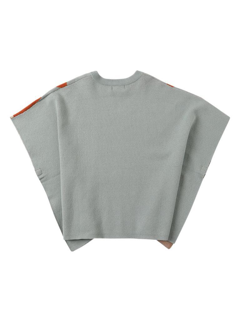 商品Stella McCartney|Organic Cotton & Wool Knit Poncho,价格¥1331,第5张图片详细描述