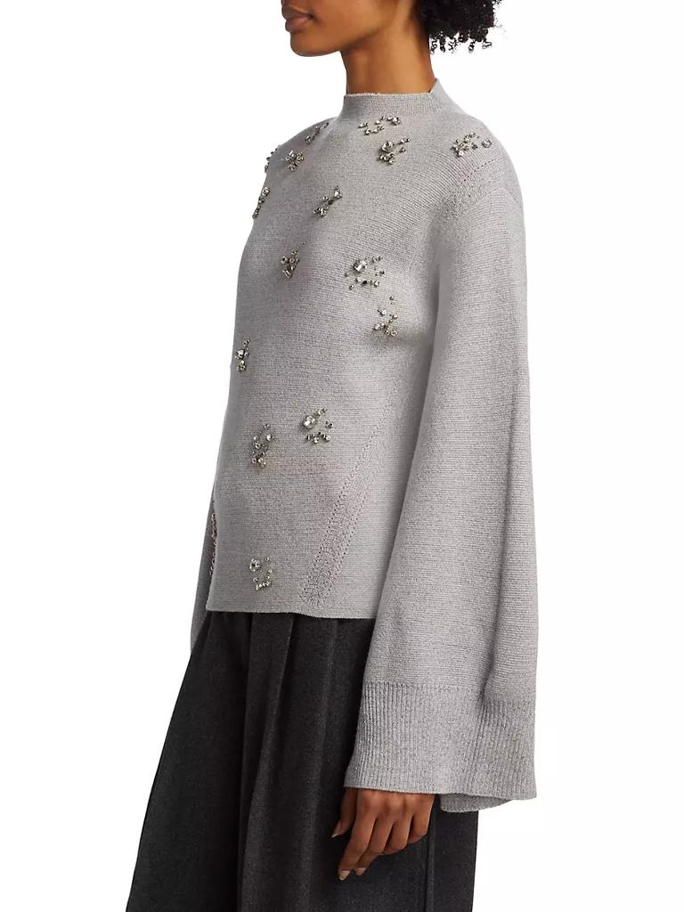 Embellished Merino Wool Sweater商品第4张图片规格展示