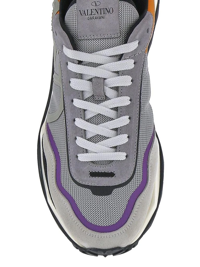 商品Valentino|Netrunner Fabric And Suede Sneaker,价格¥3666,第4张图片详细描述