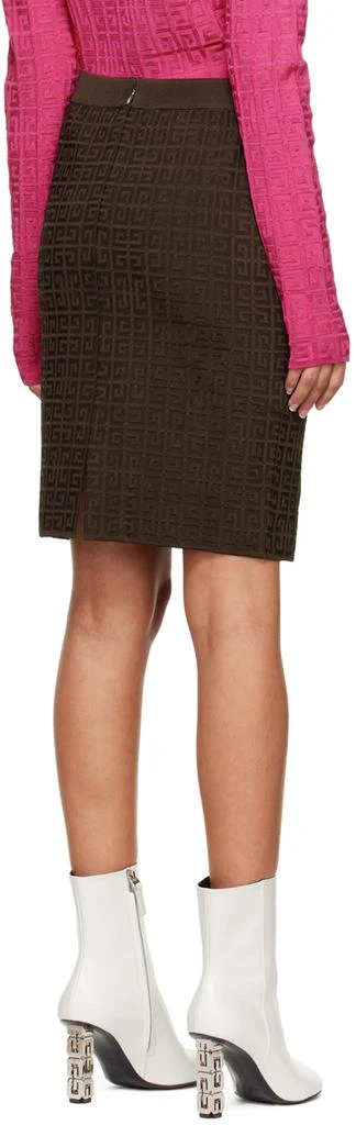 商品Givenchy|Brown 4G Midi Skirt,价格¥2749,第3张图片详细描述