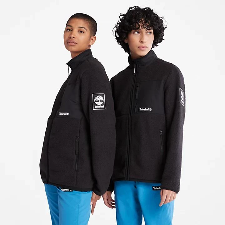 商品Timberland|Outdoor Archive Fleece Jacket for Men in Black,价格¥921,第1张图片