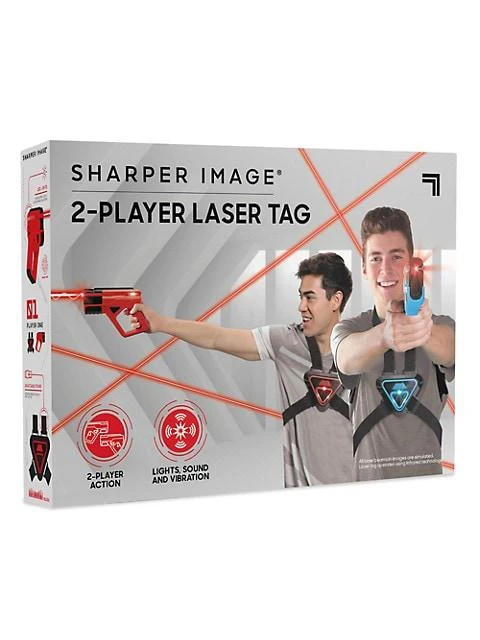 商品Sharper Image|Sharper Image Two-Player Laser Tag Gun Blaster & Vest Armor Set,价格¥522,第2张图片详细描述