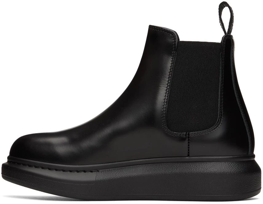 商品Alexander McQueen|Black Hybrid Chelsea Boots,价格¥4123,第3张图片详细描述