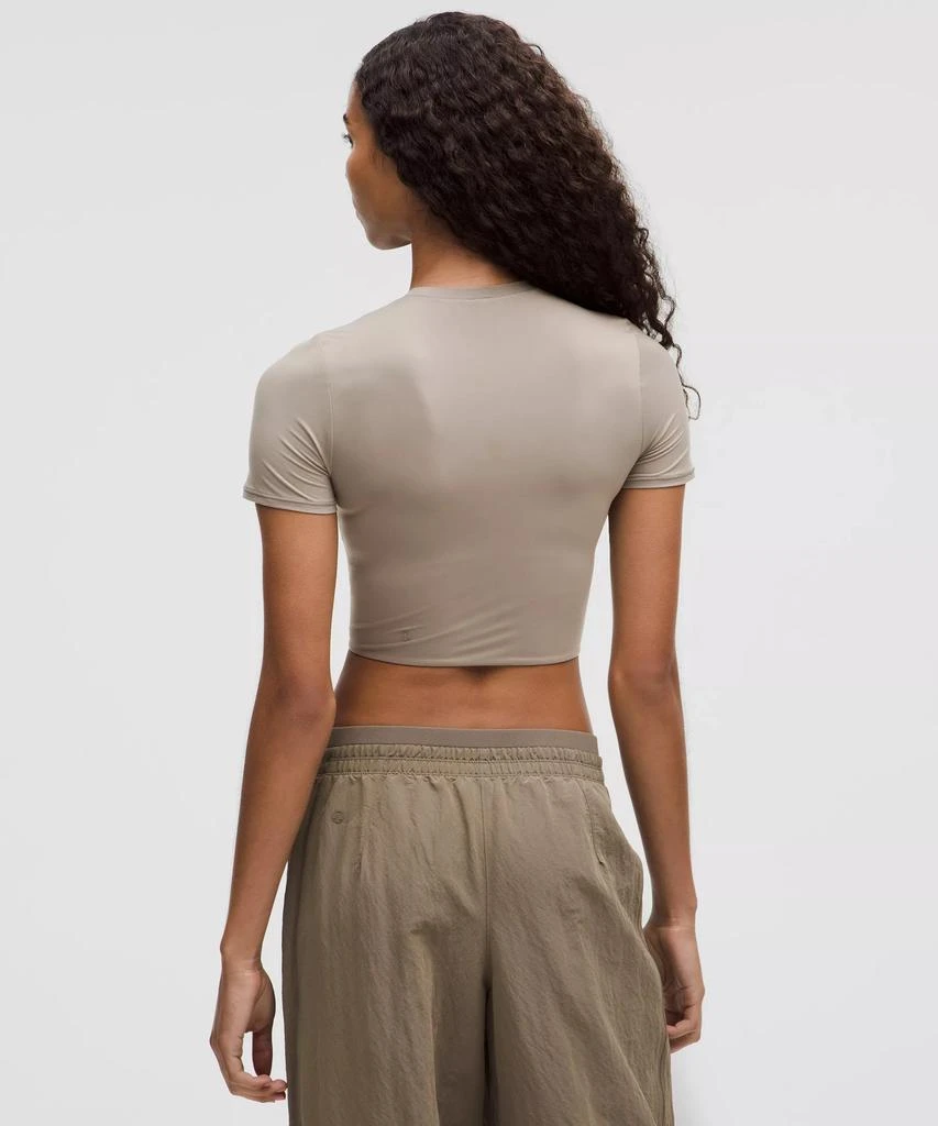 Wundermost Ultra-Soft Nulu Crewneck Cropped T-Shirt 商品