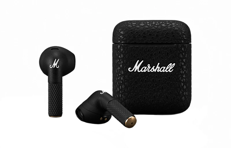 商品[国内直发] Marshall|马歇尔 MINOR III 摇滚复古皮革纹理防滑耐磨 半入耳式 蓝牙耳机,价格¥1247,第1张图片
