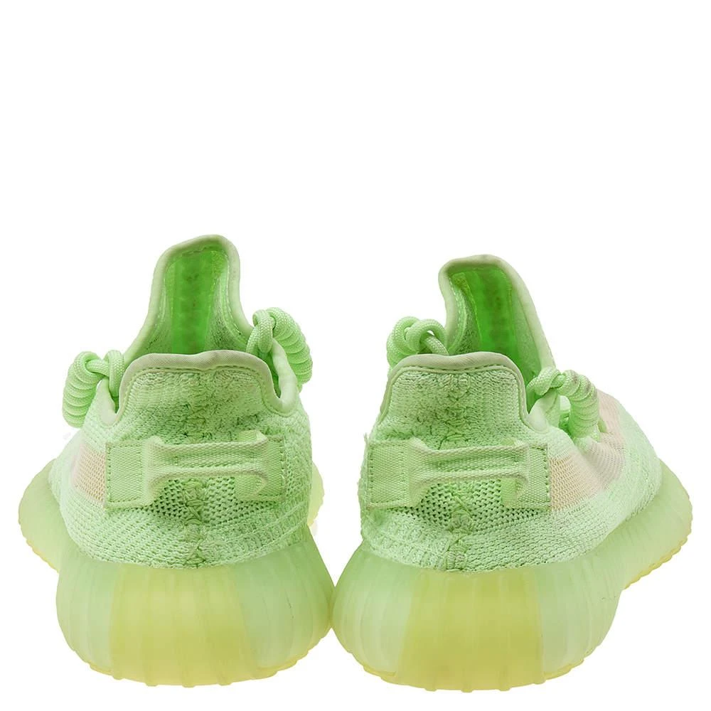 商品[�二手商品] YEEZY|Yeezy x Adidas Green Knit Fabric Boost 350 V2 "Glow in The Dark" Low Top Sneakers Size 39 1/3,价格¥1213,第5张图片详细描述