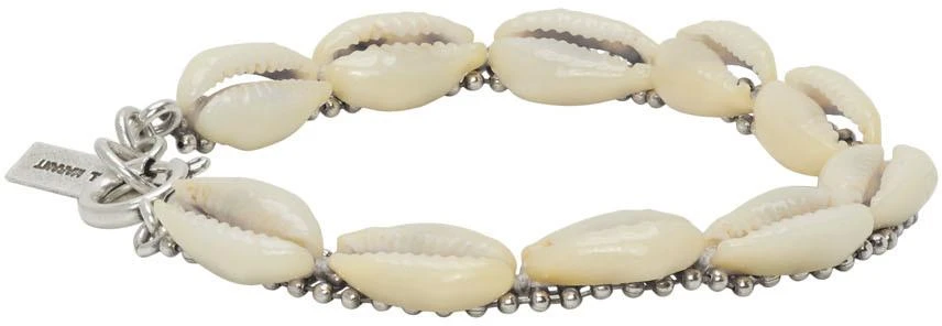 商品Isabel Marant|Off-White Seashell Bracelet,价格¥727,第5张图片详细描述