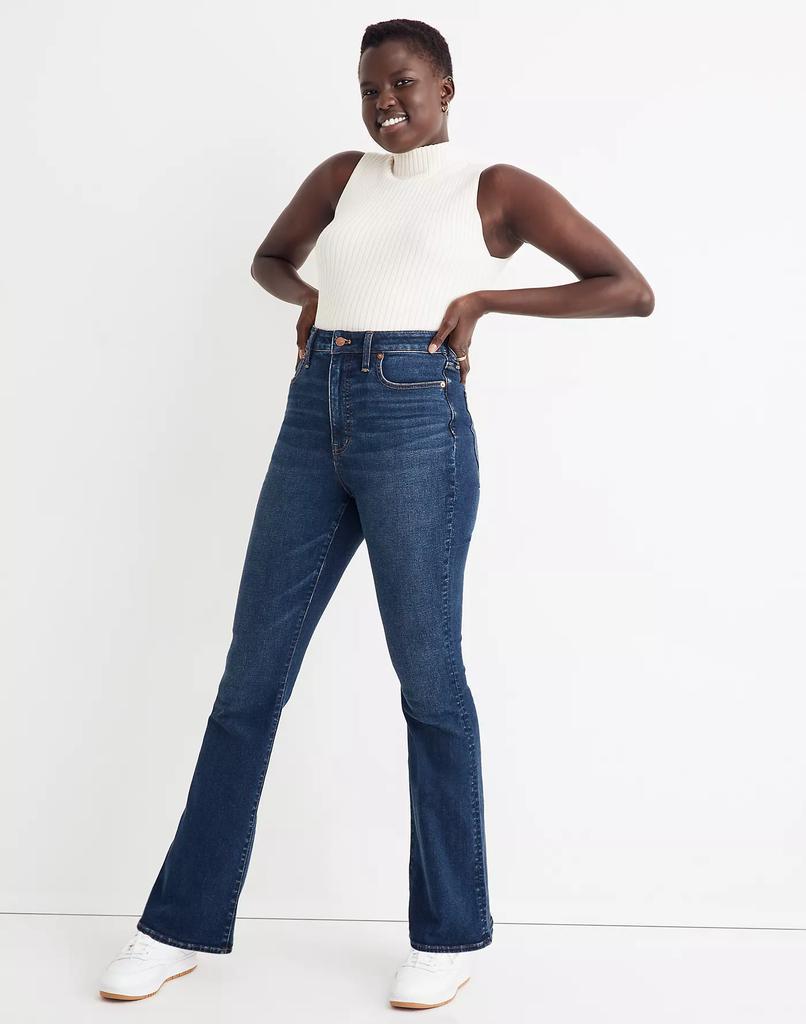 商品Madewell|Tall Curvy Skinny Flare Jeans in Colleton Wash,价格¥722,第3张图片详细描述