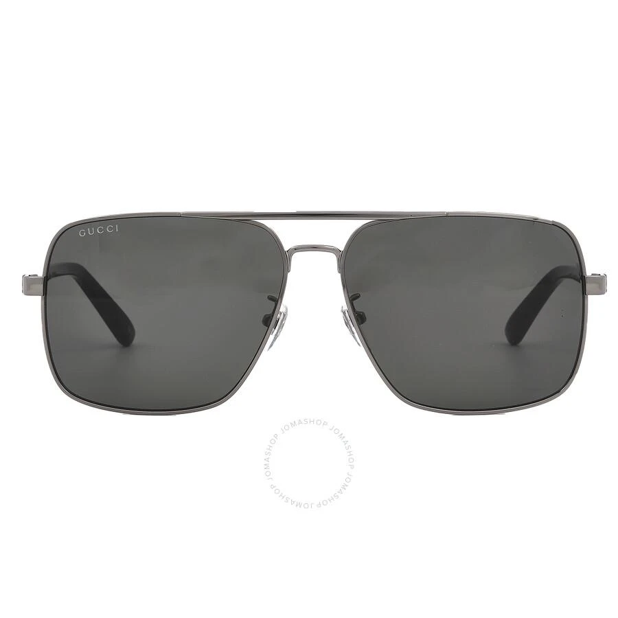 商品Gucci|Grey Navigator Men's Sunglasses GG1289S 001 62,价格¥1861,第1张图片