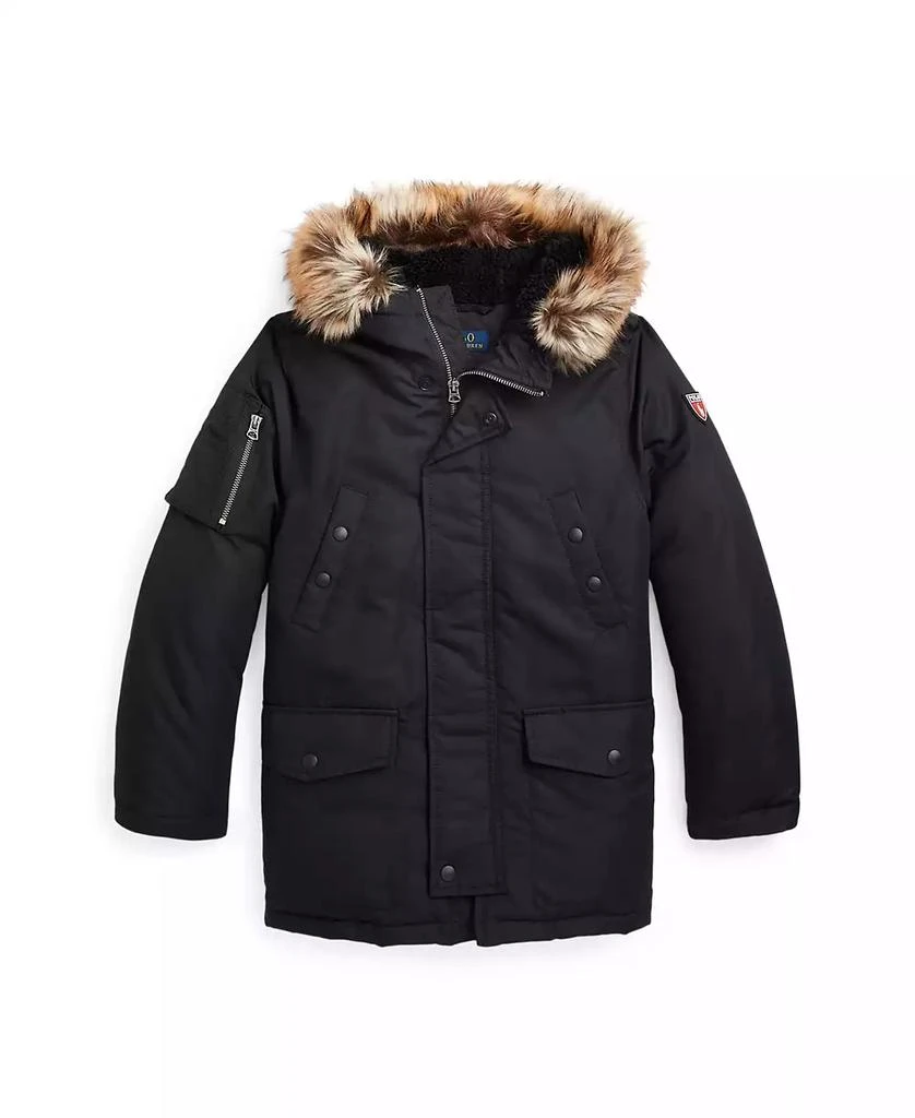 商品Ralph Lauren|Big Boys Artificial-fur-Trim Down Parka Jacket,价格¥1389,第1张图片