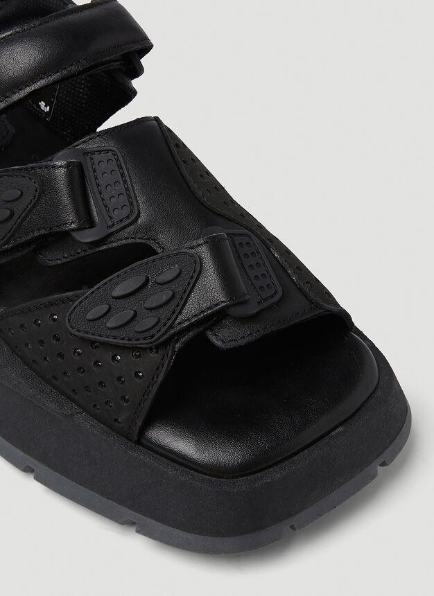 Quest Platform Sandals in Black商品第6张图片规格展示