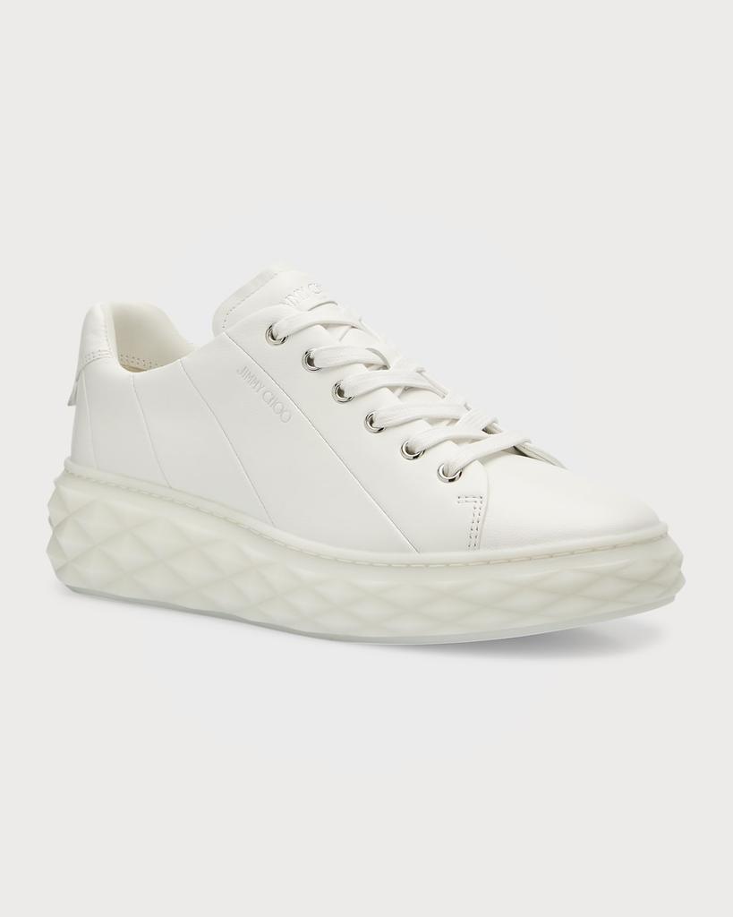 商品Jimmy Choo|Diamond Leather Low-Top Sneakers,价格¥4390,第4张图片详细描述