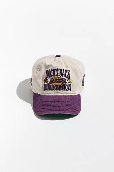 Mitchell & Ness UO Exclusive LA Lakers Back To Back Champs Baseball Hat商品第2张图片规格展示