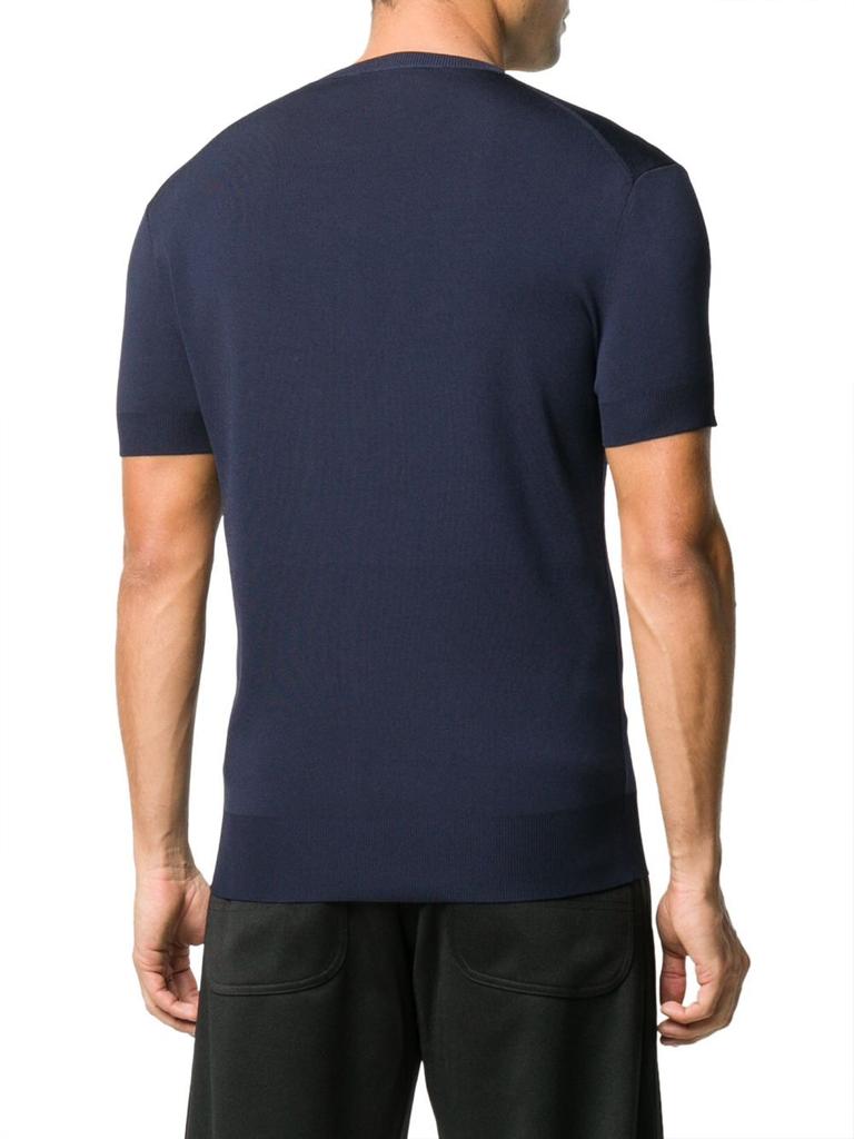 Neil Barrett Men's  Blue Viscose T Shirt商品第3张图片规格展示