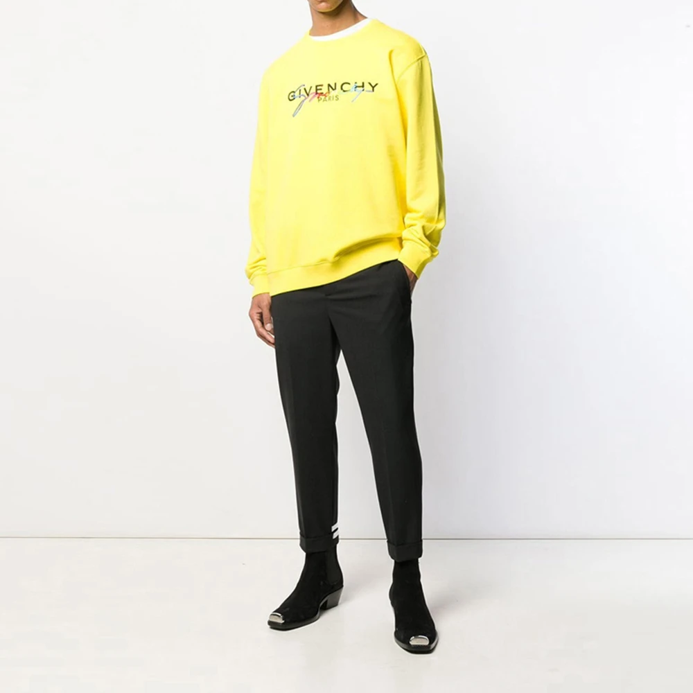Givenchy 纪梵希 男士黄色棉质卫衣 BMJ03C30AF-737 商品
