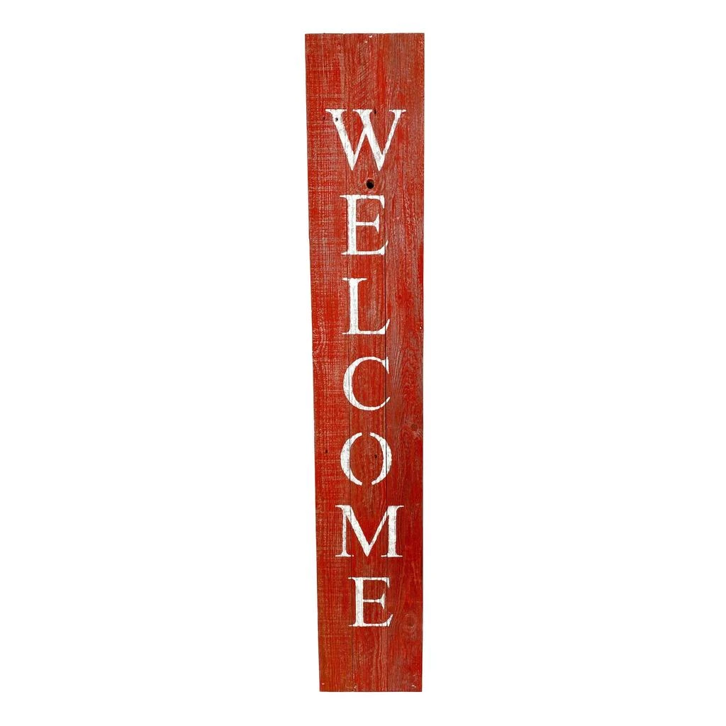 Rustic Red And White Front Porch Welcome Sign 商品