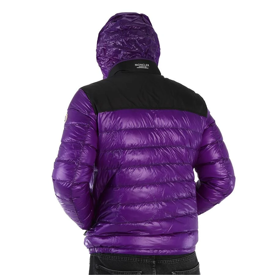 商品Moncler|Men's Bright Purple Silvere Hooded Quilted Jacket,价格¥5258,第3张图片详细描述