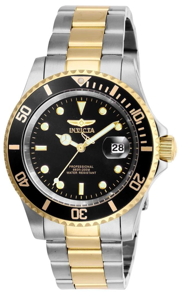 商品Invicta|Invicta Men's Pro Diver Quartz Watch with Stainless Steel Strap,价格¥449,第1张图片