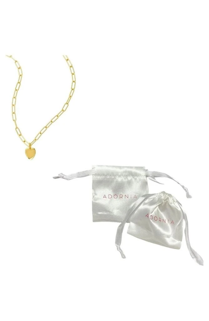 商品ADORNIA|Paperclip Heart Pendant Necklace,价格¥157,第5张图片详细描述