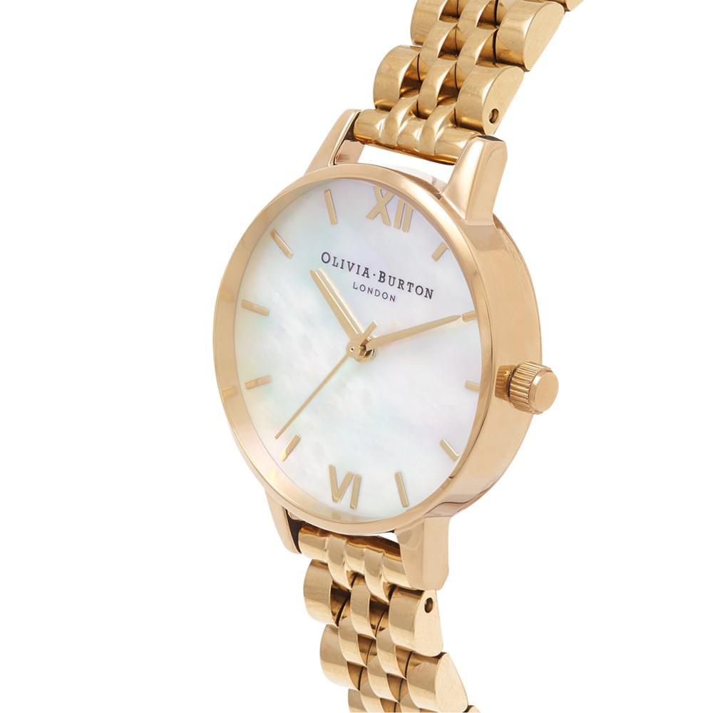 Women's Gold-Tone Stainless Steel Bracelet Watch 30mm商品第2张图片规格展示