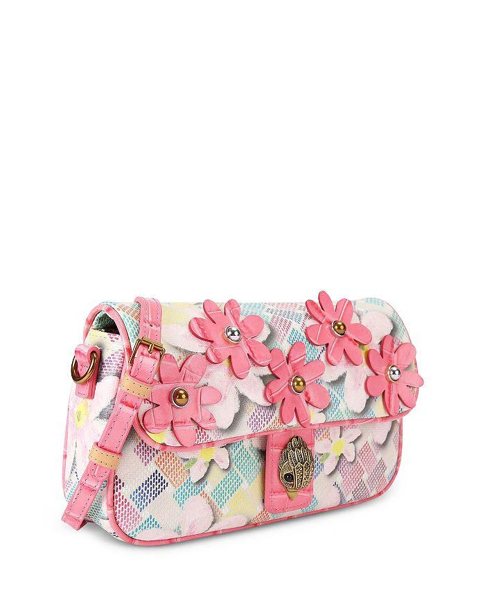 商品Kurt Geiger|Camden Flap Flower Shoulder Bag,价格¥1185,第3张图片详细描述