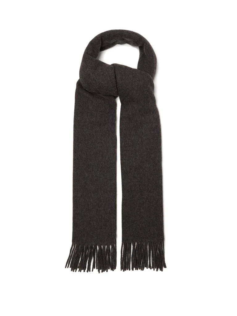 商品Totême|Fringed felted-wool scarf,价格¥1048,第1张图片