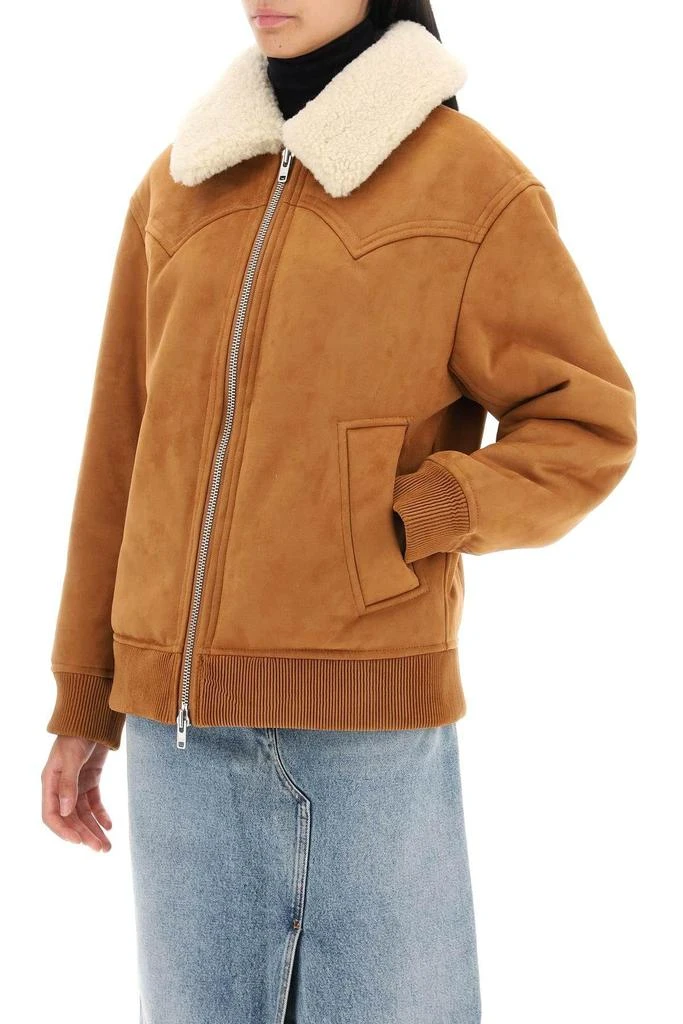 商品STAND STUDIO|Lillee eco-shearling bomber jacket,价格¥2142,第5张图片详细描述