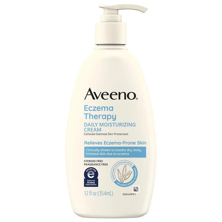 商品Aveeno|Eczema Therapy Daily Moisturizing Cream Fragrance-Free,价格¥179,第3张图片详细描述