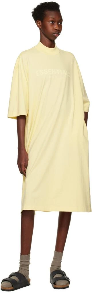 商品Essentials|Yellow Short Sleeve Minidress,价格¥212,第4张图片详细描述