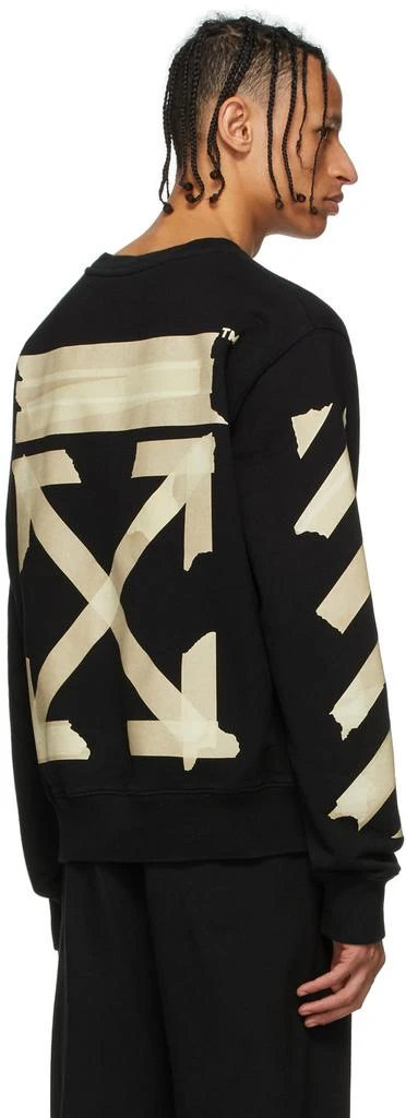 商品Off-White|Black & Beige Tape Arrows Sweatshirt,价格¥2205,第3张图片详细描述