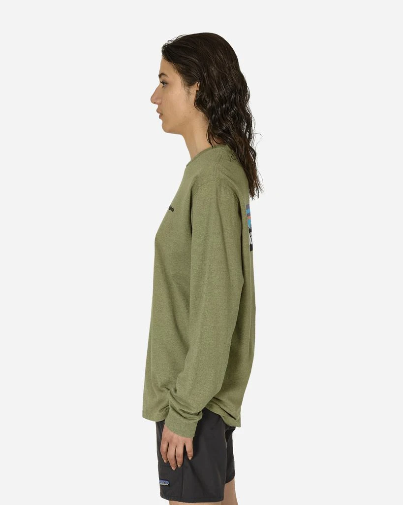 商品Patagonia|P-6 Logo Responsibili Longsleeve T-Shirt Buckhorn Green,价格¥353,第2张图片详细描述