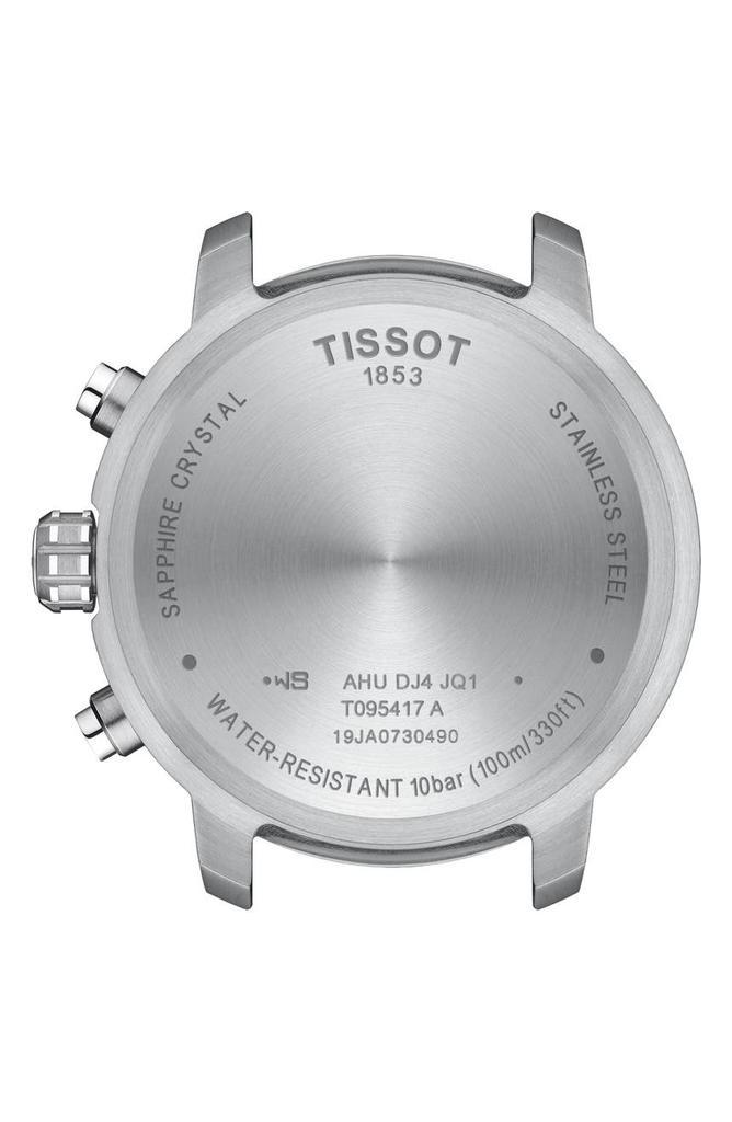 商品Tissot|Men's Quickster Chronograph Leather Strap Watch, 42mm,价格¥1770,第5张图片详细描述