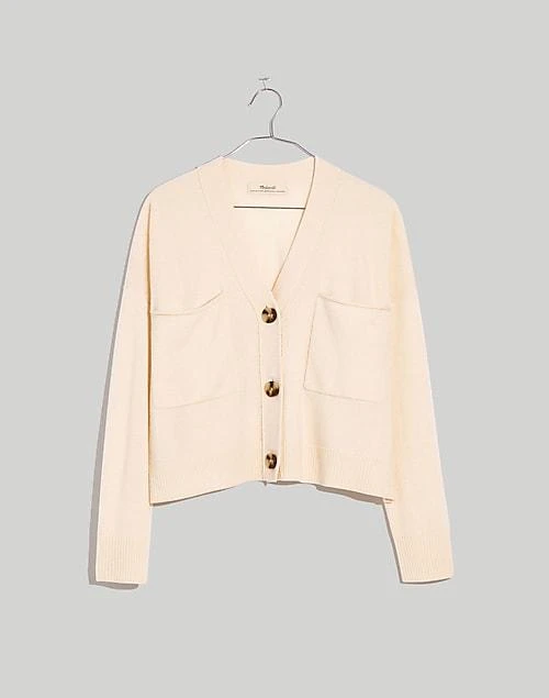 商品Madewell|(Re)sponsible Cashmere Upton Cardigan Sweater,价格¥560,第1张图片详细描述