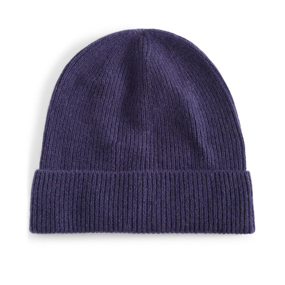 商品Club Room|Men's 100% Cashmere Cuffed Beanie, Created for Macy's,价格¥114,第1张图片